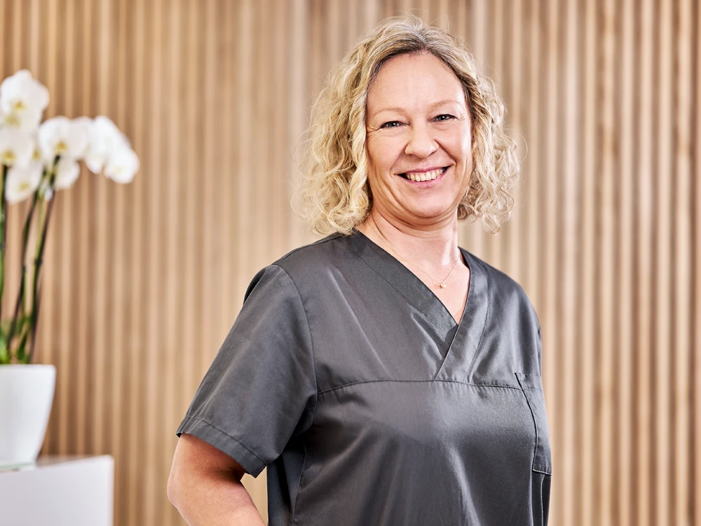 Portrait von Frau Schuppler, Behandlungsassistenz, Portrait von Frau Schuppler, Behandlungsassistenz